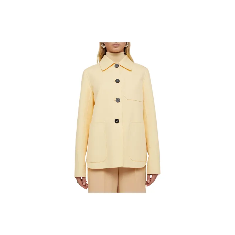 JIL SANDER Point collar Cotton Shirt Jacket-1