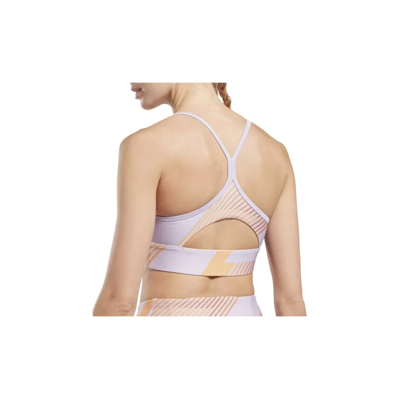 Reebok WOR TRAIN AOP BRA Sports Underwear Women's Purple-5