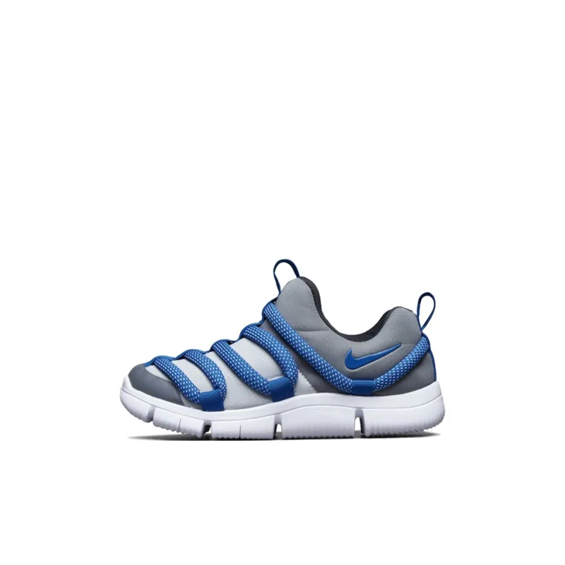 Nike Novice Slip Resistant Cushioning Kids Lifestyle Shoes Gray Blue Children Aged 3 7 Years Old-0