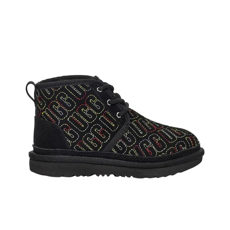 UGG Neumel 2 Boot Kids 'Graphic Stitch - Black'-1