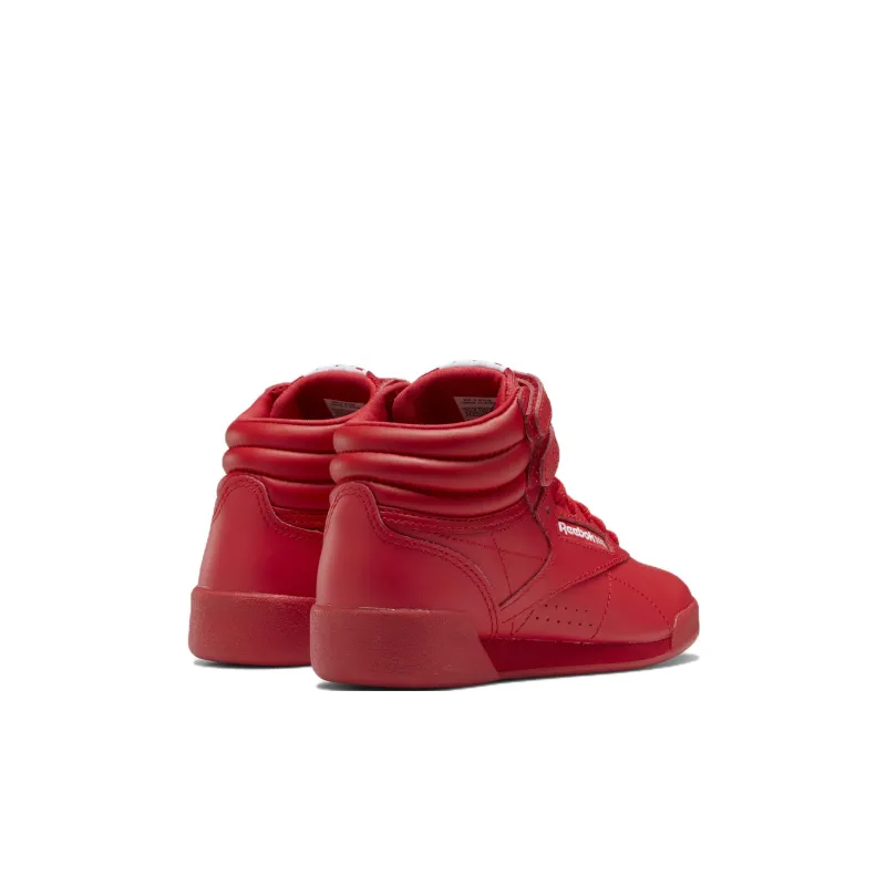 Reebok Freestyle High Little Kid 'Vector Red'-3