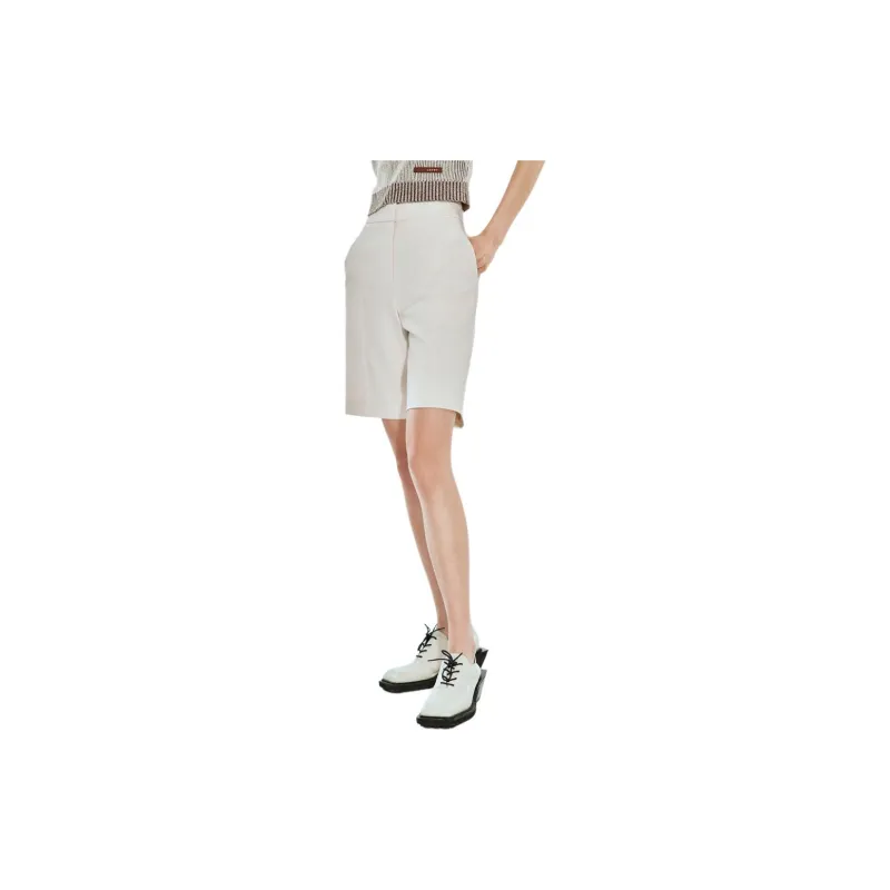 COVERINS Casual Shorts Women's Apricot-3