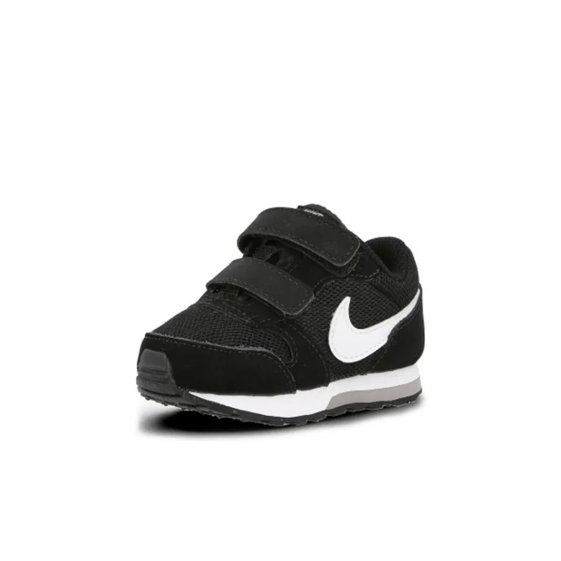 Nike MD Runner 2 Slip Resistant Cushioning Low Top Running Shoes Black White Infant And Toddler-2