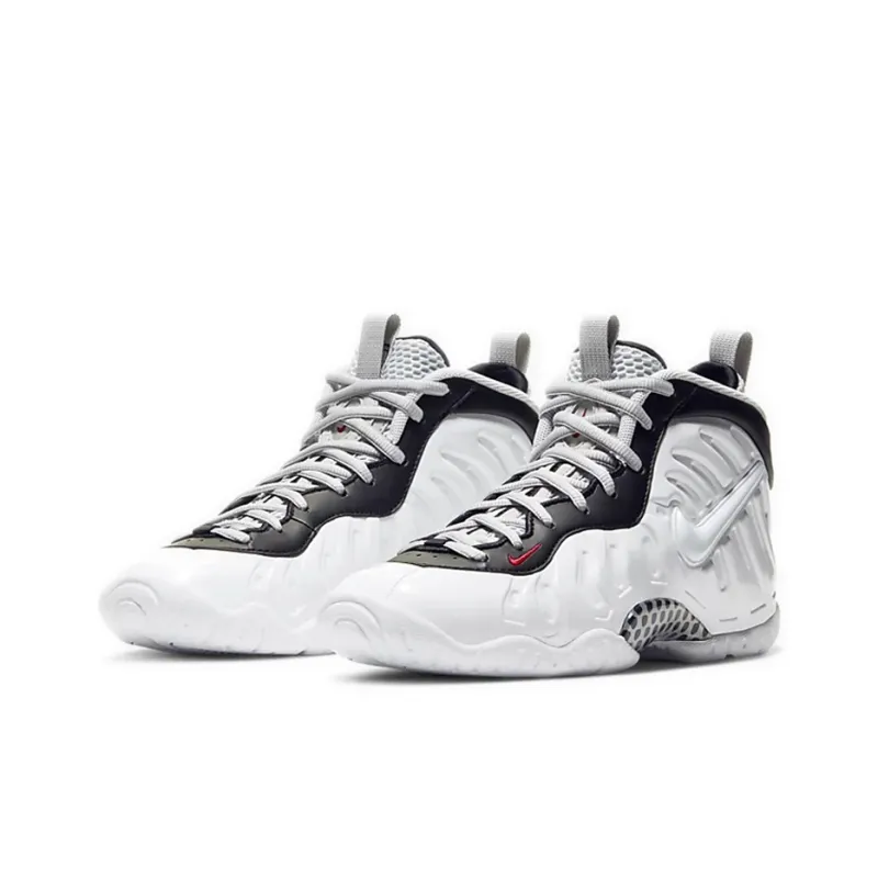 Nike Air Foamposite Pro White Black University Red GS-2