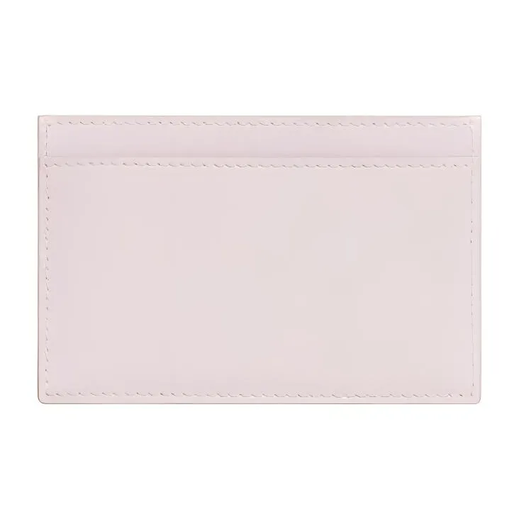 CELINE Triomphe Shiny Calfskin Card Holder Women's Light Pink-2