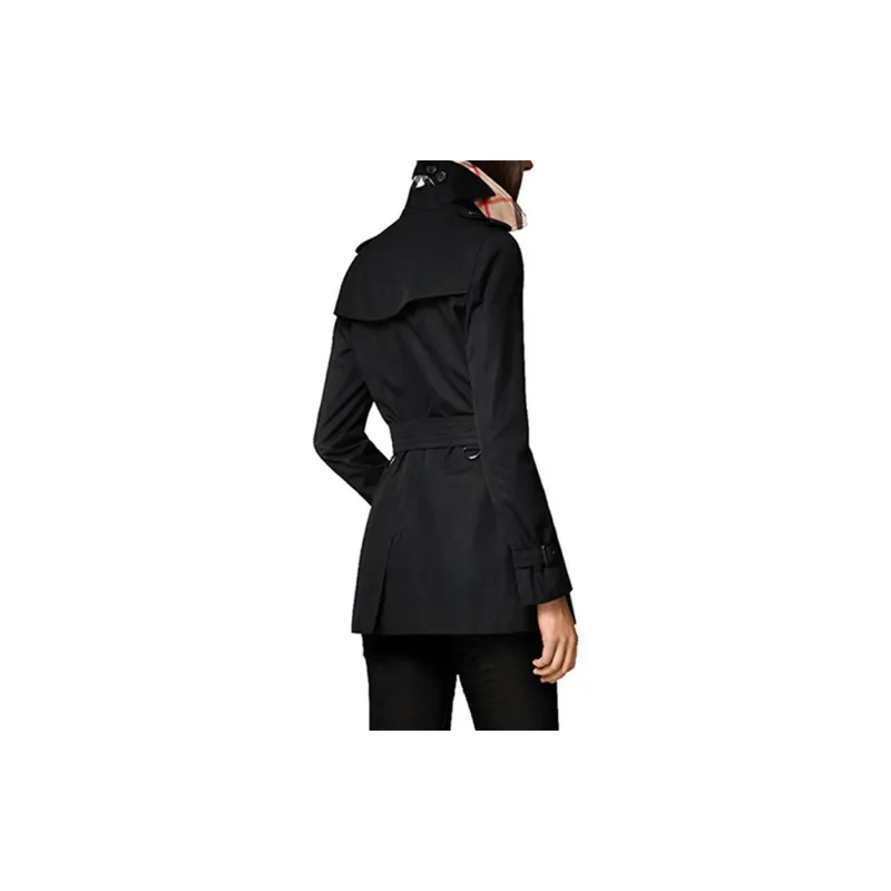 Burberry Trench Coat Women's Black-3