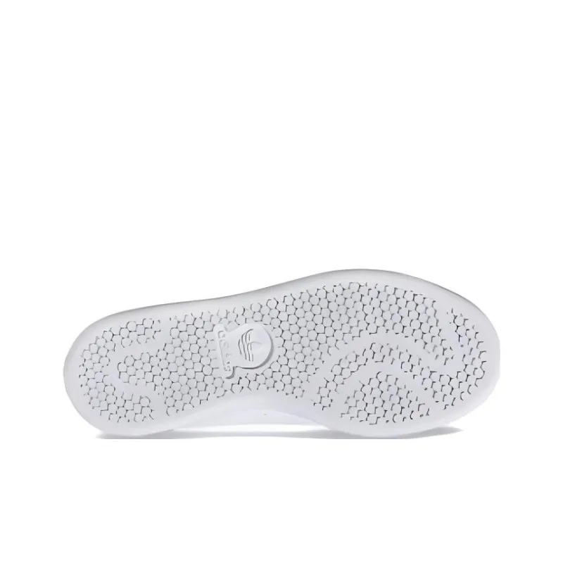 Adidas Originals Abrasion Resistant Low Top Skateboard Shoes White Silver Teenagers-3