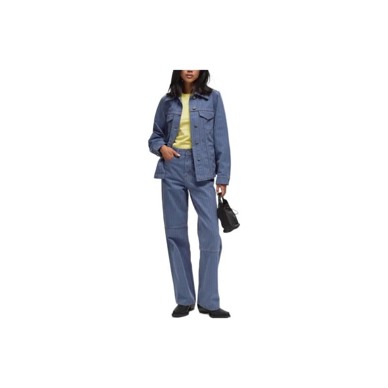 GANNI Striped Izey Jeans-1