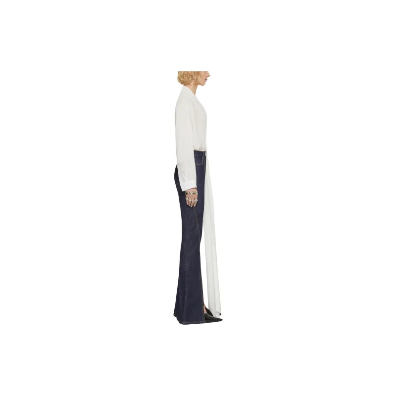 Givenchy High Waisted Boot Cut Jeans-3