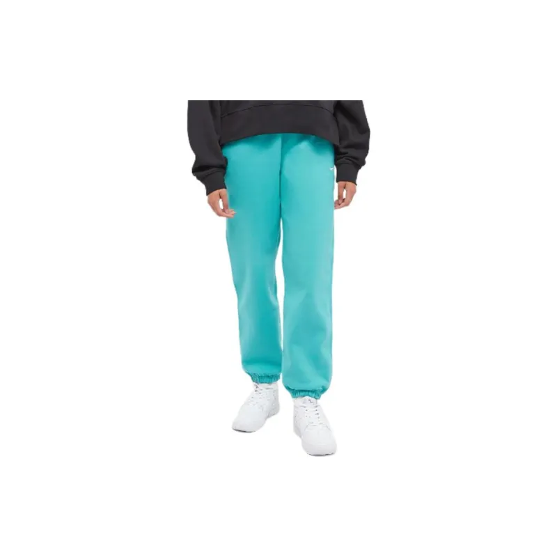 Nike Women's Solo Swoosh Fleece Trousers Washed Teal/White-1