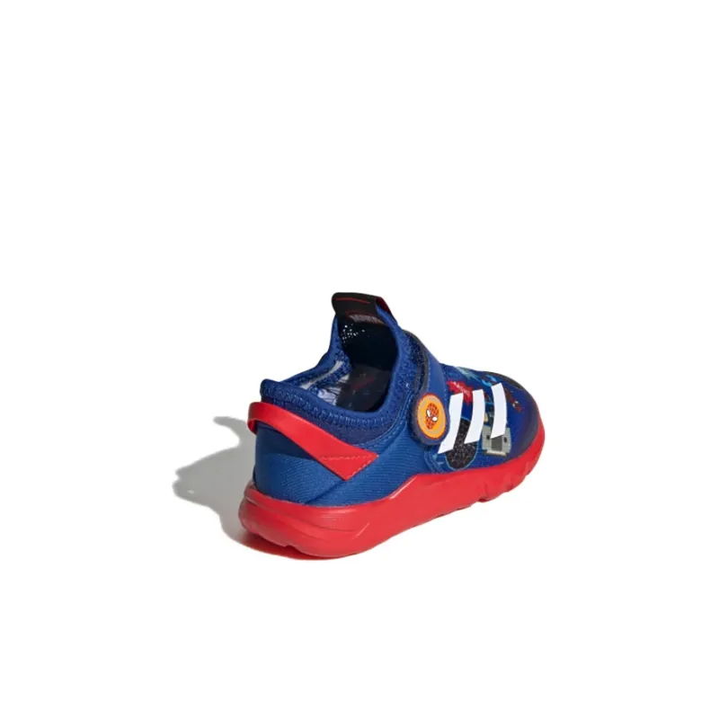 MARVEL x Adidas Slip Resistant And Breathable Low Top Toddler Shoes Blue Red Infant And Toddler-3