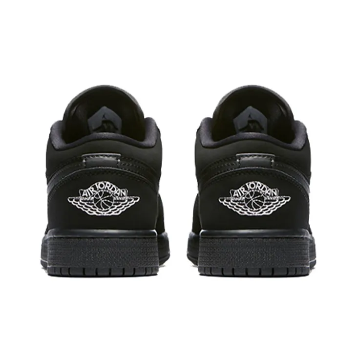 Jordan 1 Retro Low GS Triple Black-3