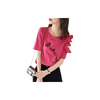 Mo Han Yi Mei T Shirt Women's Fuchsia