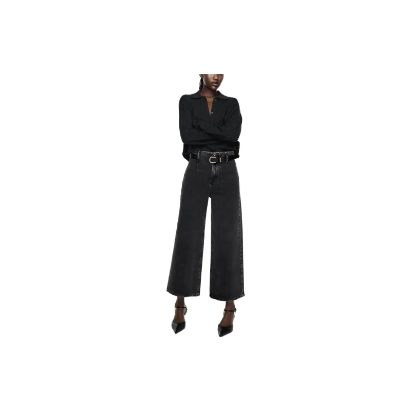 ZARA Jeans Women's Black-1