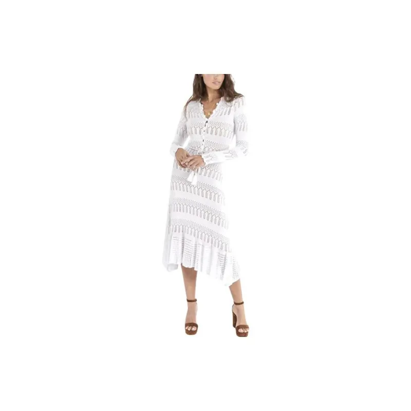 ISABEL MARANT Long-Sleeved Dresses Women's White-1
