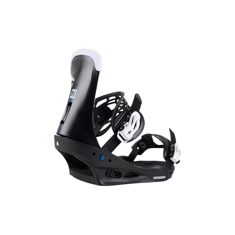 BURTON Freestyle RE FLEX Single Snowboard Ski Bindings Men's Black White-1