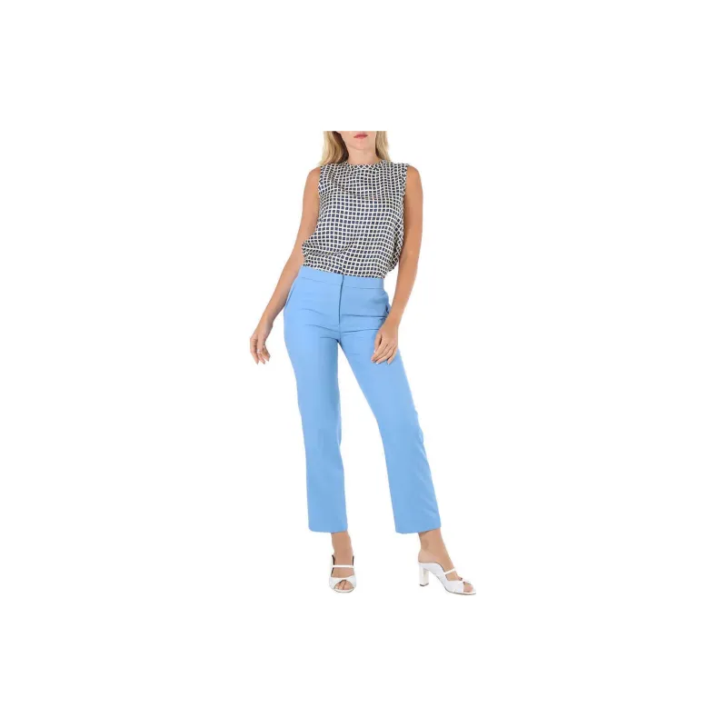 Burberry Casual Pants Women's Light Blue-5