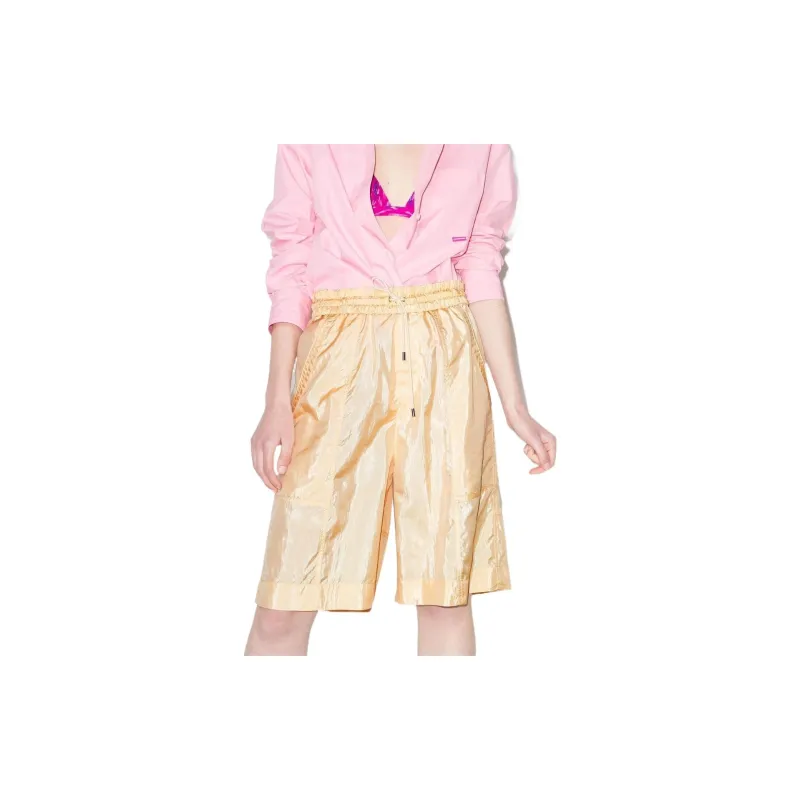 ISABEL MARANT High Waist Drawstring Shorts-2