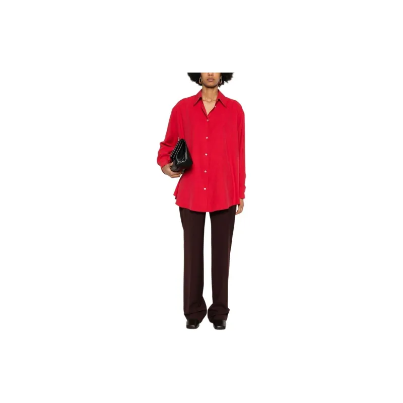 THE ROW SS24 Shirt Women's Goji Berry Red-1