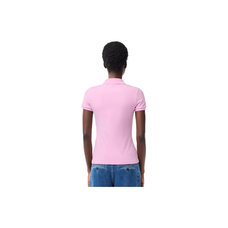LACOSTE Polo Shirt Women's Pink-1