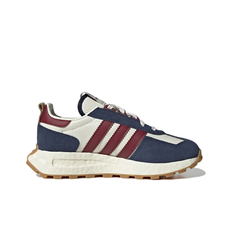 Adidas Originals J Abrasion Resistant Low Top Sports Casual Shoes Blue Red Teenagers-1