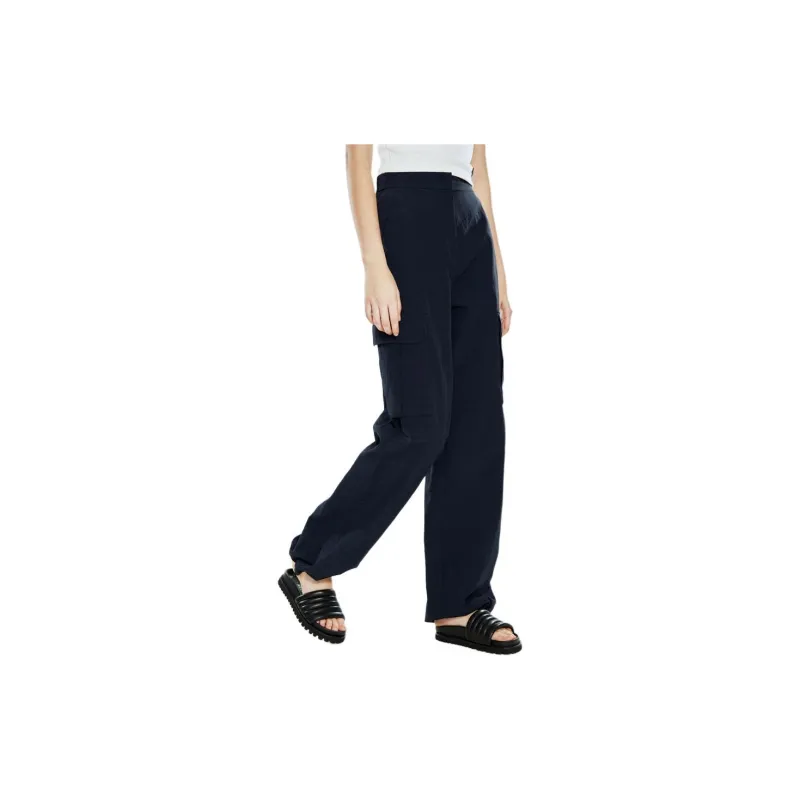 COVERINS Casual Pants Women's Navy Blue-2