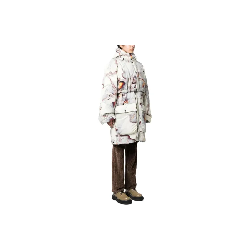 Henrik Vibskov Padded Drawstring hooded Parka Coat-3