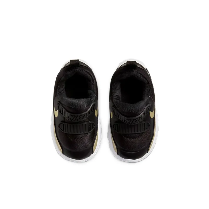 Nike Air Max 90 Tiny BT Low Top Toddler Shoes Black Gold Infant And Toddler-3