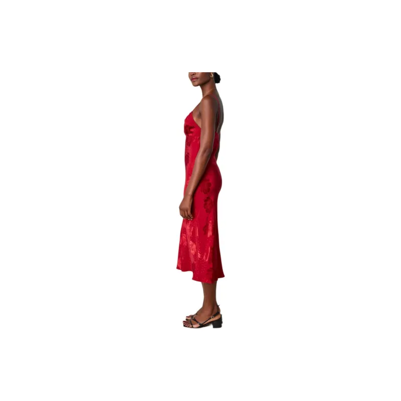 Rouje DARIA DRESS Slip Dresses Women's Red-3
