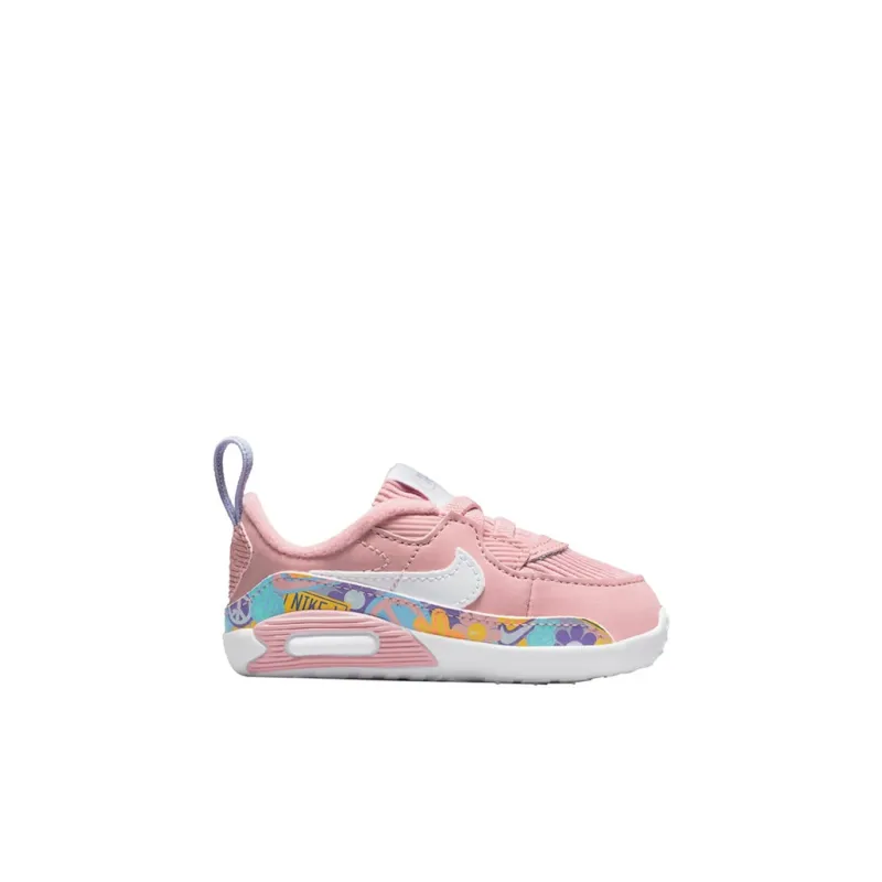 Nike Air Max 90 Slip Resistant Cushioning Abrasion Resistant Low Top Toddler Shoes Pink Infant And Toddler-1