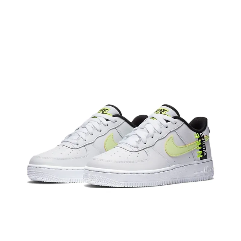 Nike Air Force 1 Low Worldwide White Barely Volt GS-2