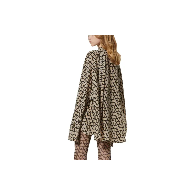 Valentino Long-Sleeved Dresses Women's Khaki-2