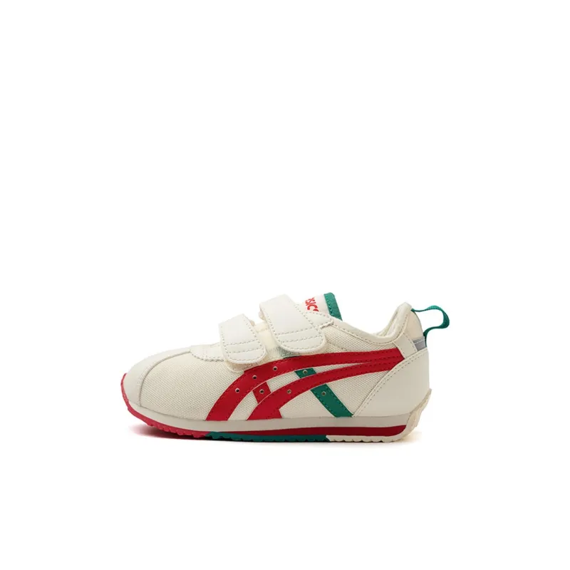 Asics Suku Anti-Slip Wear-Resistant Kids Lifestyle Shoes Beige Red Children Aged 3-7 Years Old-0