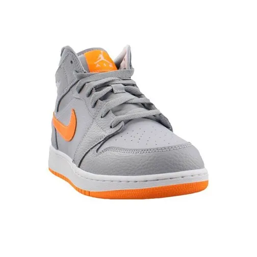 Jordan 1 Mid Bright Citrus Gray-2