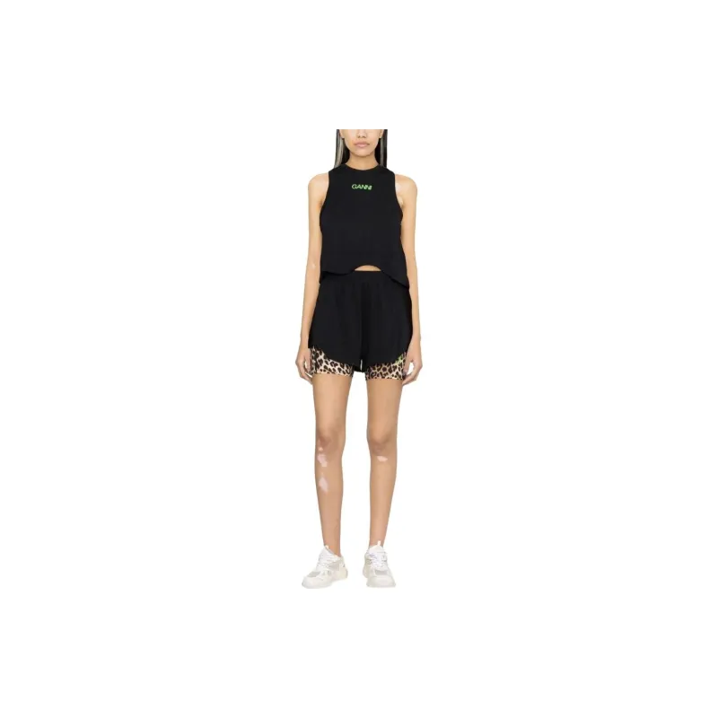 GANNI Active Mesh Shorts-1