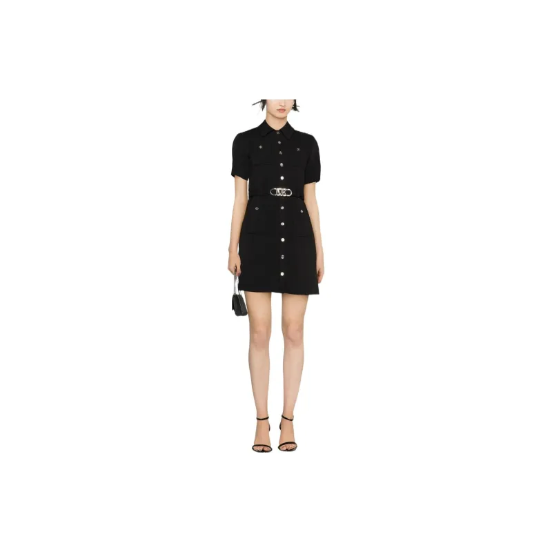 Michael MICHAEL KORS Belted Shirt Dress-2