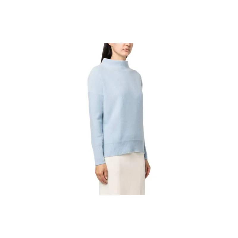 VINCE Funnel Neck Cashmere Pullover-3
