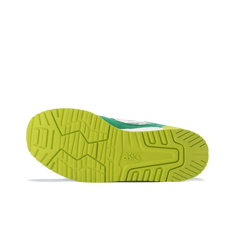 Asics Gel Lyte 3 Low Top Kids' Running Shoes Green Yellow Teenagers-4