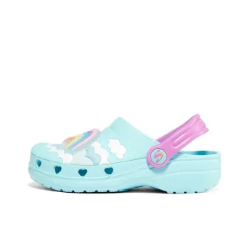 Skechers Foamies Heart Charmer Slip-Resistant Children's Sandals Blue Multicolor Teenagers