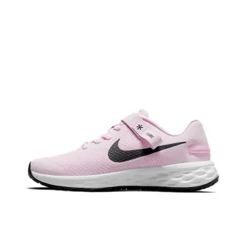 Nike REVOLUTION 6 Slip Resistant Lightweight Cushioning Low Top Kids' Running Shoes Pink Teenagers