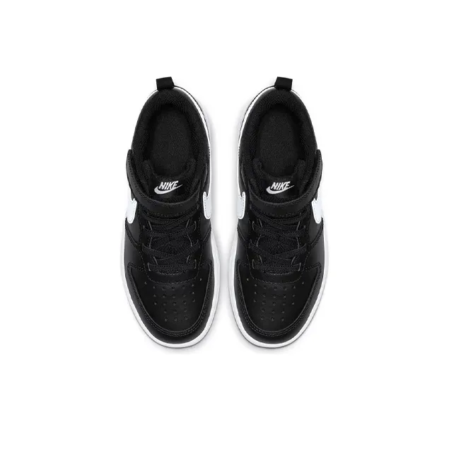 Nike Court Borough Low 2 Black White PS-2