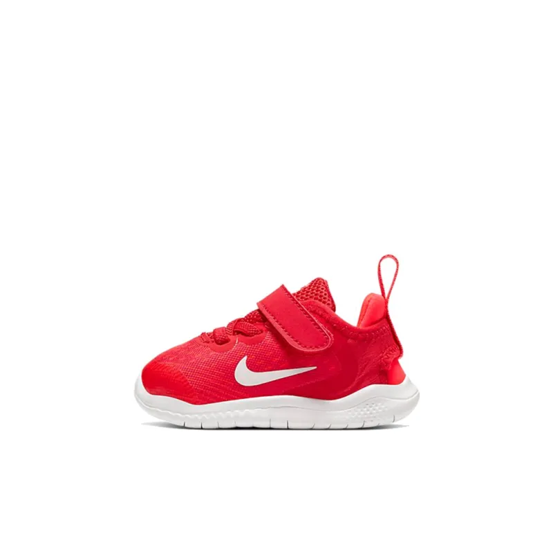 Nike Free RN Low Top Running Shoes Red 2018 Edition Infant And Toddler-0