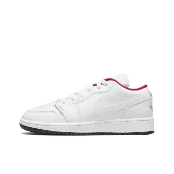 Jordan Kids Air Jordan 1 Low 'White/Red' Sneakers