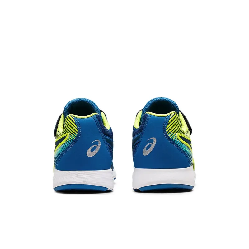 Asics Lazerbeam RG MG Anti-Slip Wear-Resistant Low-Top Running Shoes Blue Yellow Kids'-4