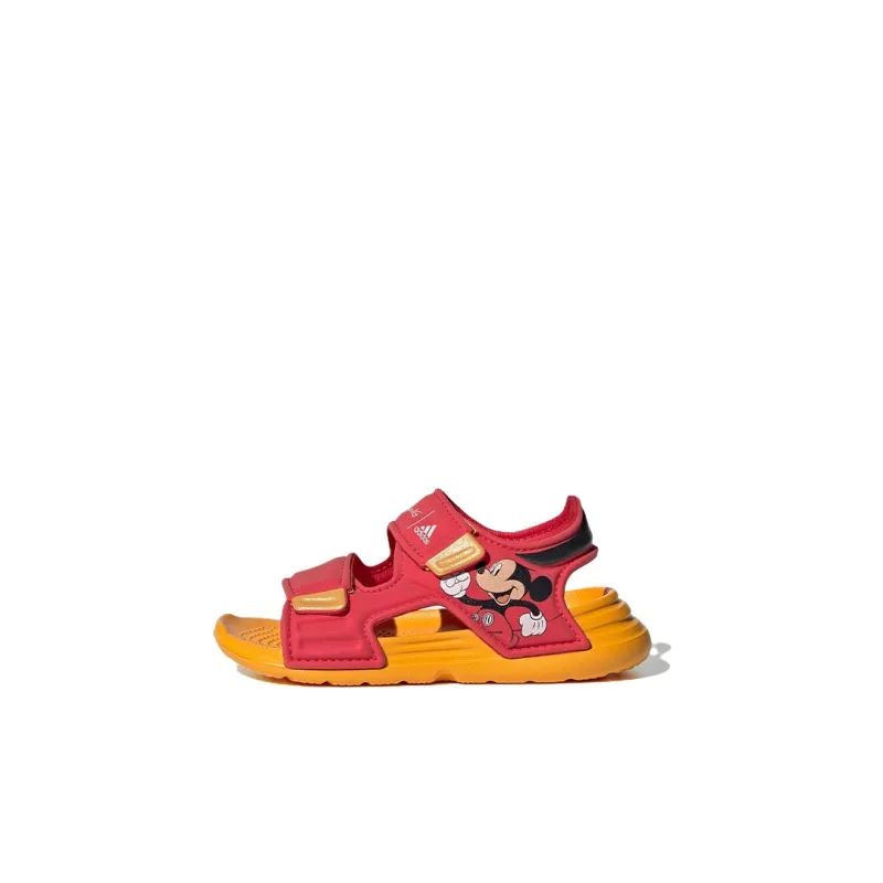 Disney x Adidas Altaswim Slip Resistant Low Top Toddler Shoes Red Infant And Toddler-0