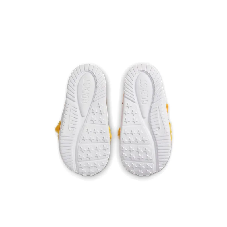 Nike Star Runner 2 Lil Slip-Resistant Cushioning Wear-Resistant Low-Top Toddler Shoes Silver Yellow Infant And Toddler-5
