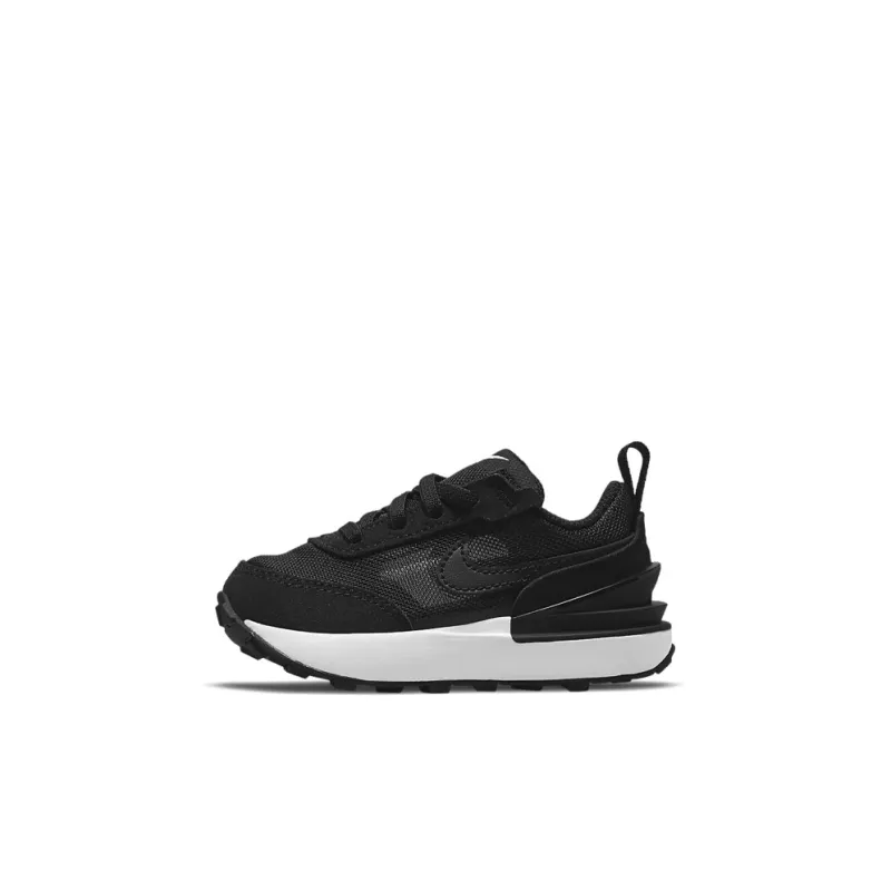 Nike Waffle One Low Top Sports Casual Shoes Black Infant And Toddler-0