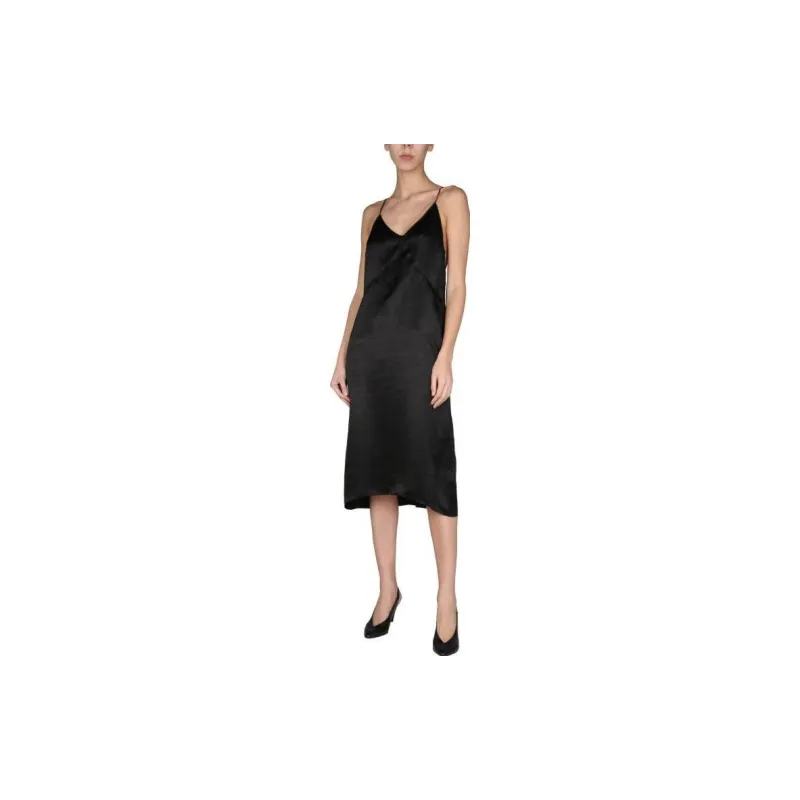 DSQUARED 2 Undervest V Neck Midi Dress-2