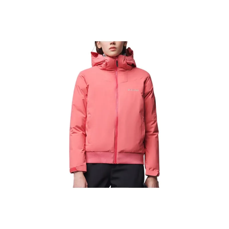 Columbia Down Jacket Women's Red-1