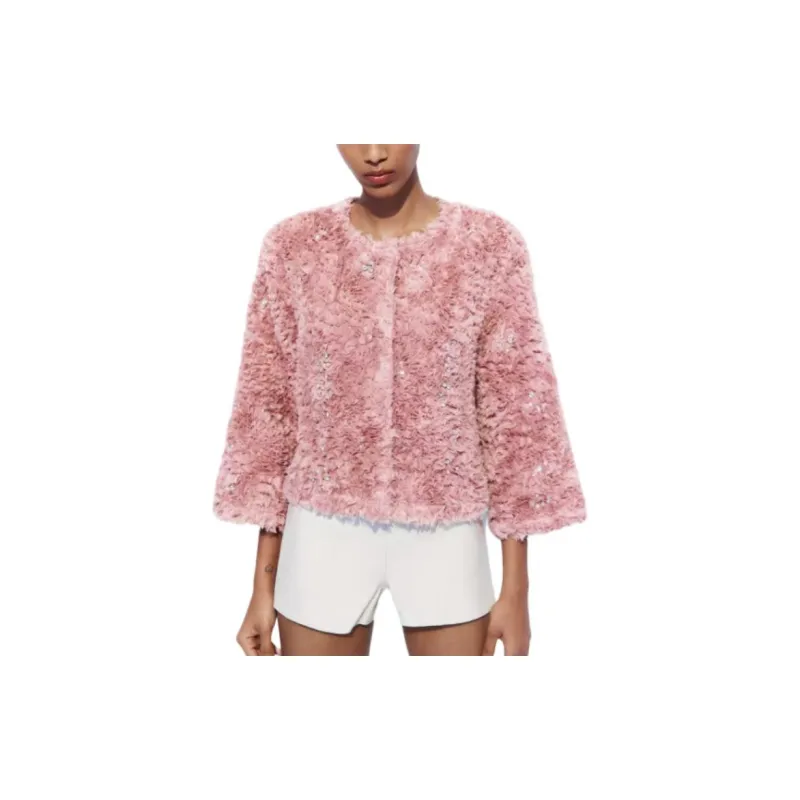 ZARA Knitwear Women's Pink-3